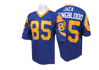 Authentic Jack Youngblood Men's Los Angeles Rams Mitchell and Ness 1979 Throwback Jersey - Blue