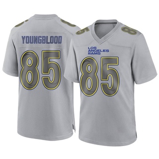 Game Jack Youngblood Men's Los Angeles Rams Atmosphere Fashion Jersey - Gray
