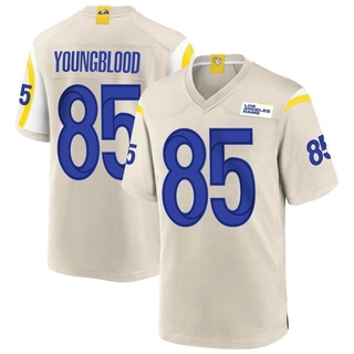 Game Jack Youngblood Men's Los Angeles Rams Bone Jersey