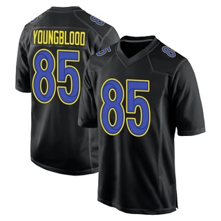 Game Jack Youngblood Men's Los Angeles Rams Fashion Jersey - Black