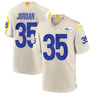 Game Michael Jordan Men's Los Angeles Rams Bone Jersey