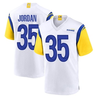 Game Michael Jordan Men's Los Angeles Rams Jersey - White