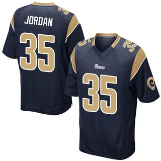 Game Michael Jordan Men's Los Angeles Rams Team Color Jersey - Navy