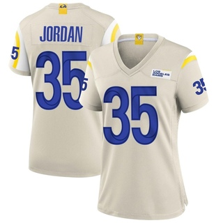 Game Michael Jordan Women's Los Angeles Rams Bone Jersey
