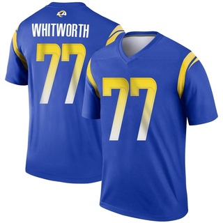 Legend Andrew Whitworth Men's Los Angeles Rams Jersey - Royal