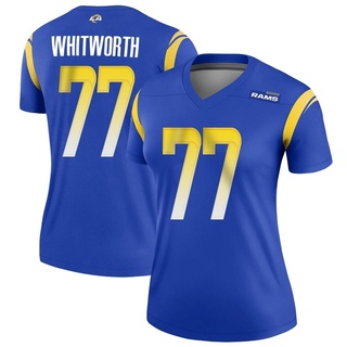 Legend Andrew Whitworth Women's Los Angeles Rams Jersey - Royal