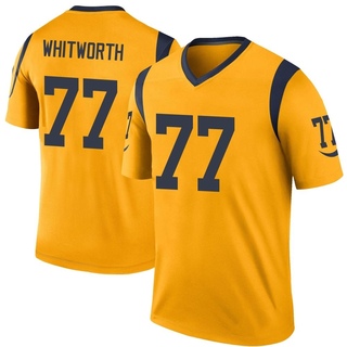 Legend Andrew Whitworth Youth Los Angeles Rams Color Rush Jersey - Gold