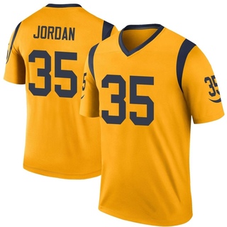 Legend Michael Jordan Youth Los Angeles Rams Color Rush Jersey - Gold