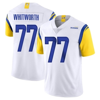 Limited Andrew Whitworth Men's Los Angeles Rams Vapor Untouchable Jersey - White