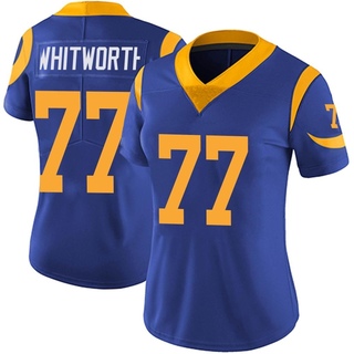 Limited Andrew Whitworth Women's Los Angeles Rams Alternate Vapor Untouchable Jersey - Royal