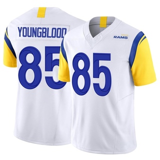 Limited Jack Youngblood Men's Los Angeles Rams Vapor F.U.S.E. Jersey - White