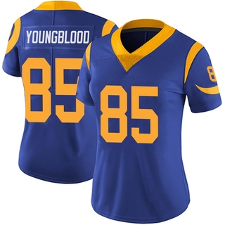 Limited Jack Youngblood Women's Los Angeles Rams Alternate Vapor Untouchable Jersey - Royal