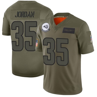 Limited Michael Jordan Men's Los Angeles Rams 2019 Salute to Service Jersey - Camo