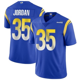 Limited Michael Jordan Men's Los Angeles Rams Alternate Vapor Untouchable Jersey - Royal