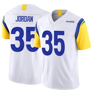 Limited Michael Jordan Men's Los Angeles Rams Vapor F.U.S.E. Jersey - White