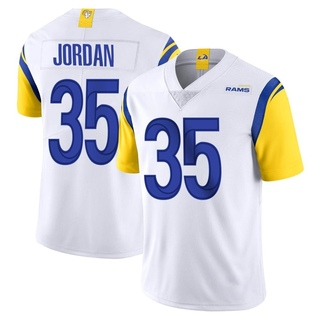 Limited Michael Jordan Men's Los Angeles Rams Vapor Untouchable Jersey - White
