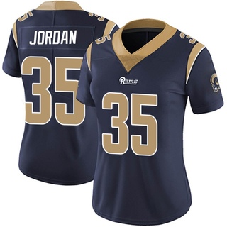 Limited Michael Jordan Women's Los Angeles Rams Team Color Vapor Untouchable Jersey - Navy