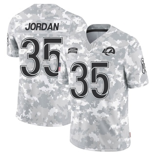 Limited Michael Jordan Youth Los Angeles Rams 2024 Salute to Service Jersey - Arctic Camo